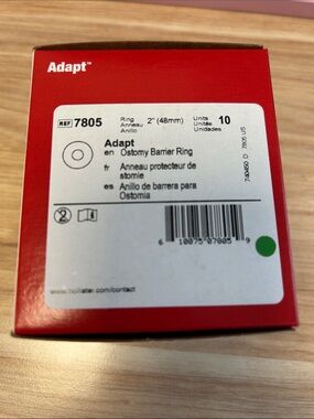 Hollister Adapt Ostomy Barrier Ring Box of 10 7805 2”